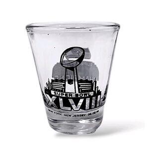 SUPER BOWL 48 XLVIII Shot Glass Champions Seattle Seahawks NY NJ NFL Official
